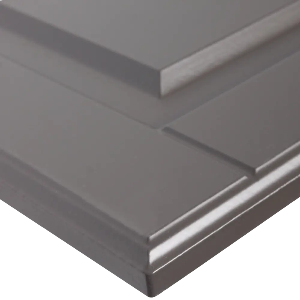 Фото 4 Дверь для шкафа Delinia «Леда серая» 60x70 см, МДФ, цвет серый