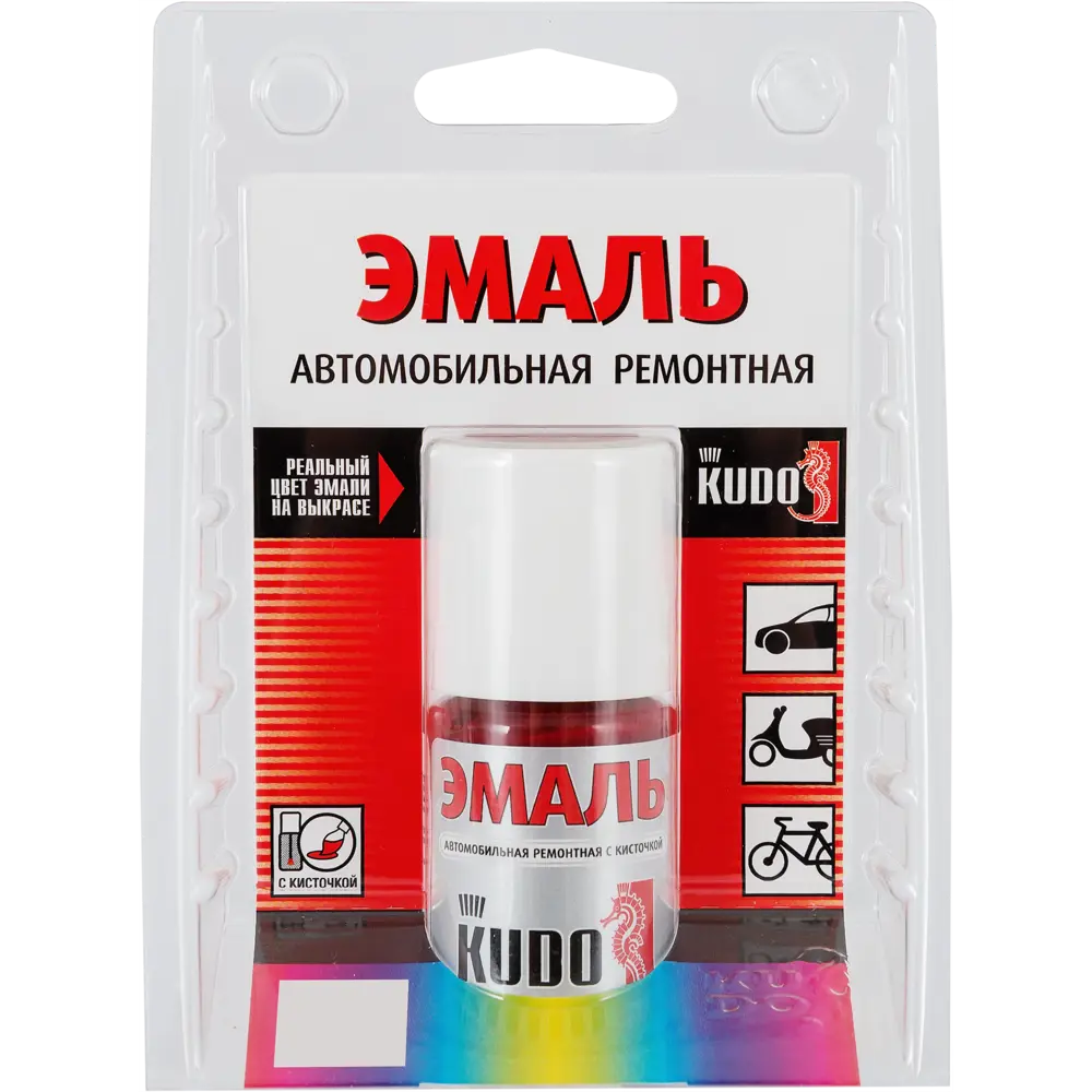 Фото 3 Эмаль автомобильная Kudo с кисточкой цвет вишня 15Мл Фото 3 Эмаль автомобильная Kudo с кисточкой цвет вишня 15Мл