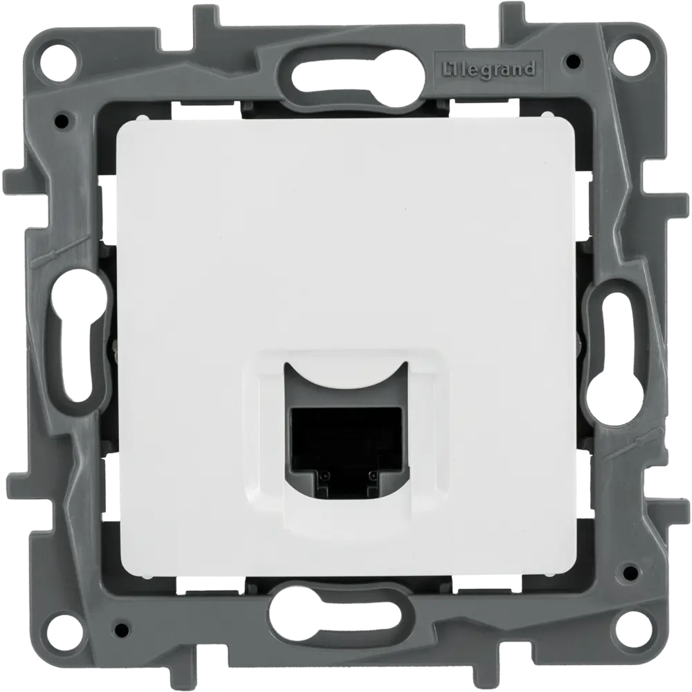 Фото Розетка компьютерная RJ45 категория 6 UTP - Legrand Etika - белый Фото Розетка компьютерная RJ45 категория 6 UTP - Legrand Etika - белый