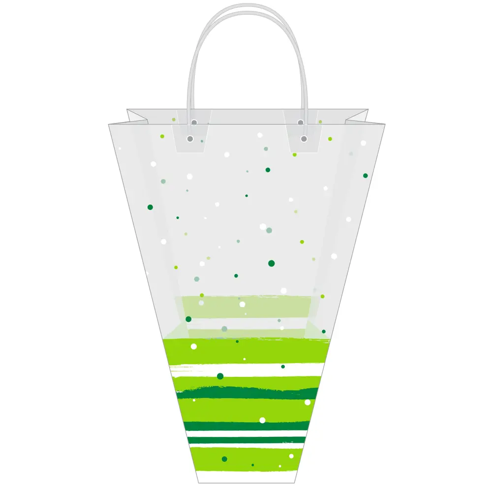 Фото Сумка для цветов подарочная цветная