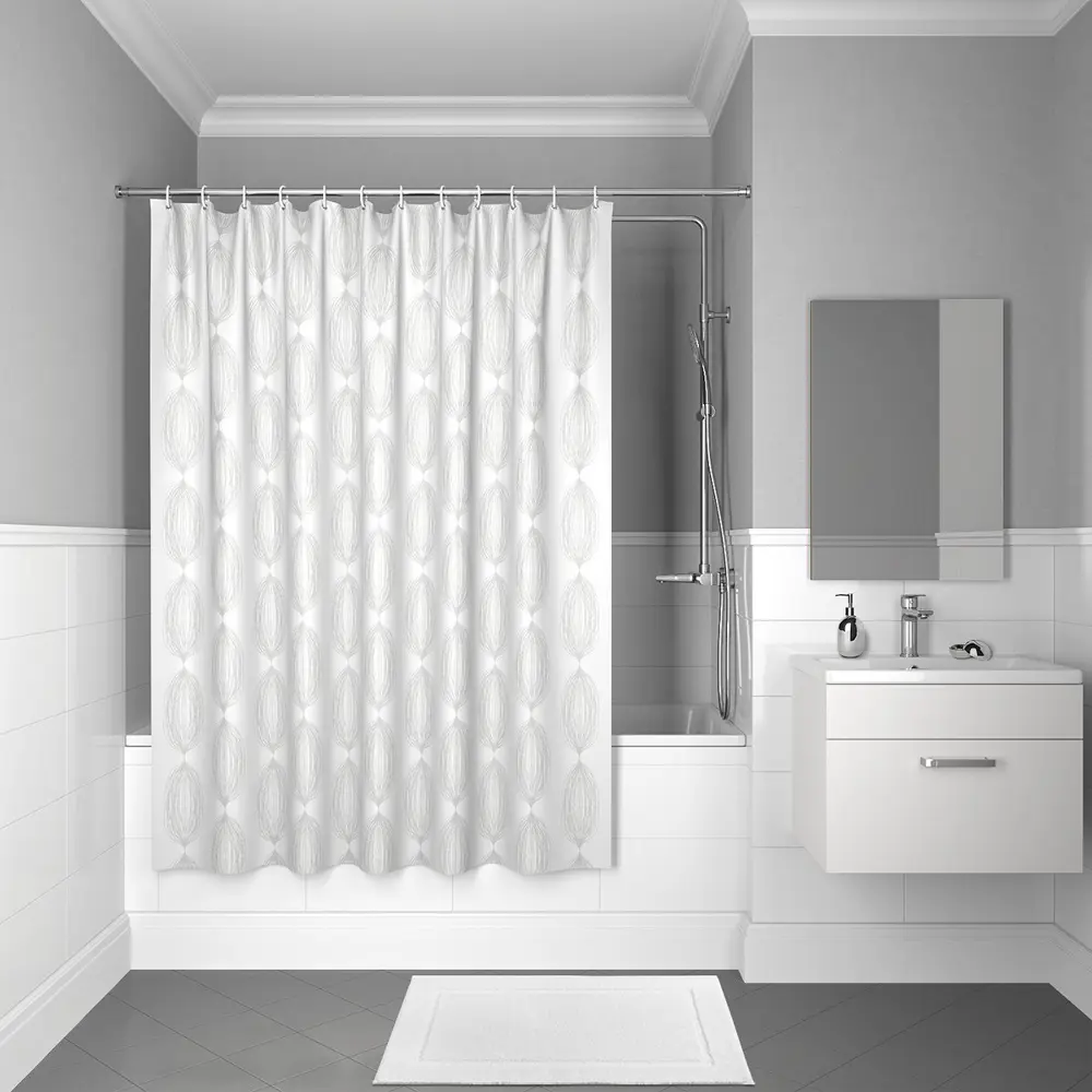 Фото Шторка для ванной комнаты Iddis Décor D15P218i11 Фото Шторка для ванной комнаты Iddis Décor D15P218i11