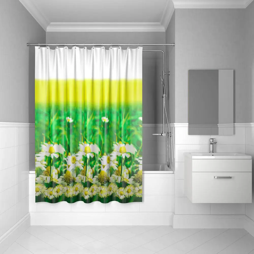 Фото Шторка для ванной комнаты IDDIS Daizy Garden SCID050P Фото Шторка для ванной комнаты IDDIS Daizy Garden SCID050P