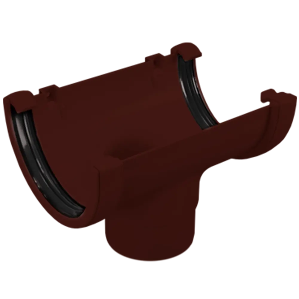 Фото Воронка желоба Fineber ø80 красный Фото Воронка желоба Fineber ø80 красный