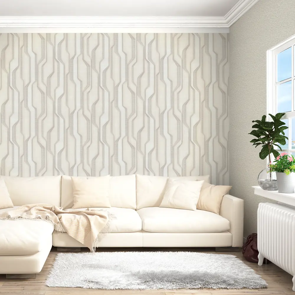 Фото 3 Обои флизелиновые Malex Desing «Плетёнка» экрю 1.06 м 4107-2 Фото 3 Обои флизелиновые Malex Desing «Плетёнка» экрю 1.06 м 4107-2