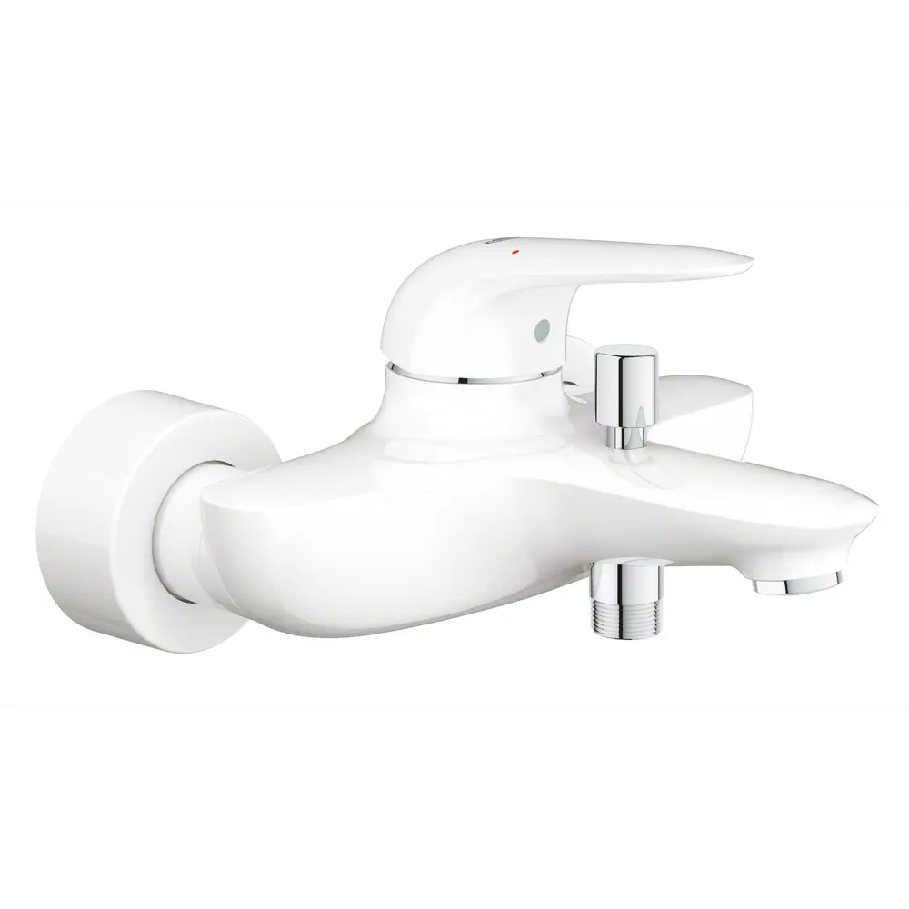 Фото Смеситель для ванны Grohe Eurostyle 23726LS3 однорычажный цвет белый Фото Смеситель для ванны Grohe Eurostyle 23726LS3 однорычажный цвет белый