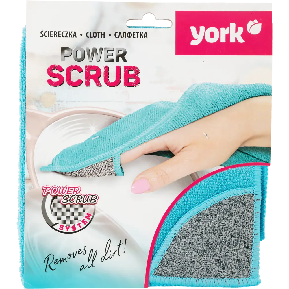 Фото 4 Салфетка York «Power Scrub» 35х35 см микрофибра Фото 4 Салфетка York «Power Scrub» 35х35 см микрофибра
