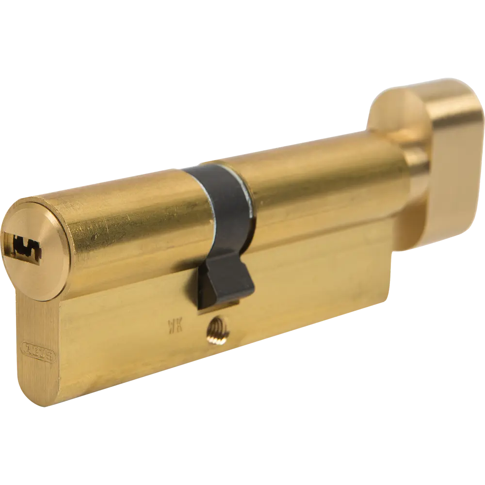 Фото Цилиндр Abus KD6MM Z35/K45, 35x45 мм, ключ/вертушка, цвет золото Фото Цилиндр Abus KD6MM Z35/K45, 35x45 мм, ключ/вертушка, цвет золото