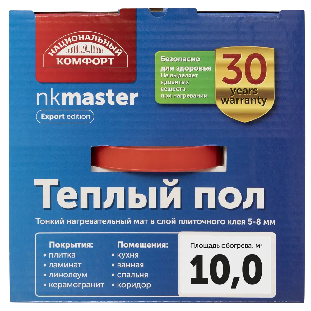 Фото 4 Нагревательный мат для теплого пола Теплолюкс Национальный Комфорт 10 м², 1500 Вт Фото 4 Нагревательный мат для теплого пола Теплолюкс Национальный Комфорт 10 м², 1500 Вт