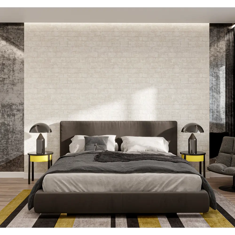 Фото 3 Обои флизелиновые Palitra Life Brick белые 1.06 м PL71412-11 Фото 3 Обои флизелиновые Palitra Life Brick белые 1.06 м PL71412-11