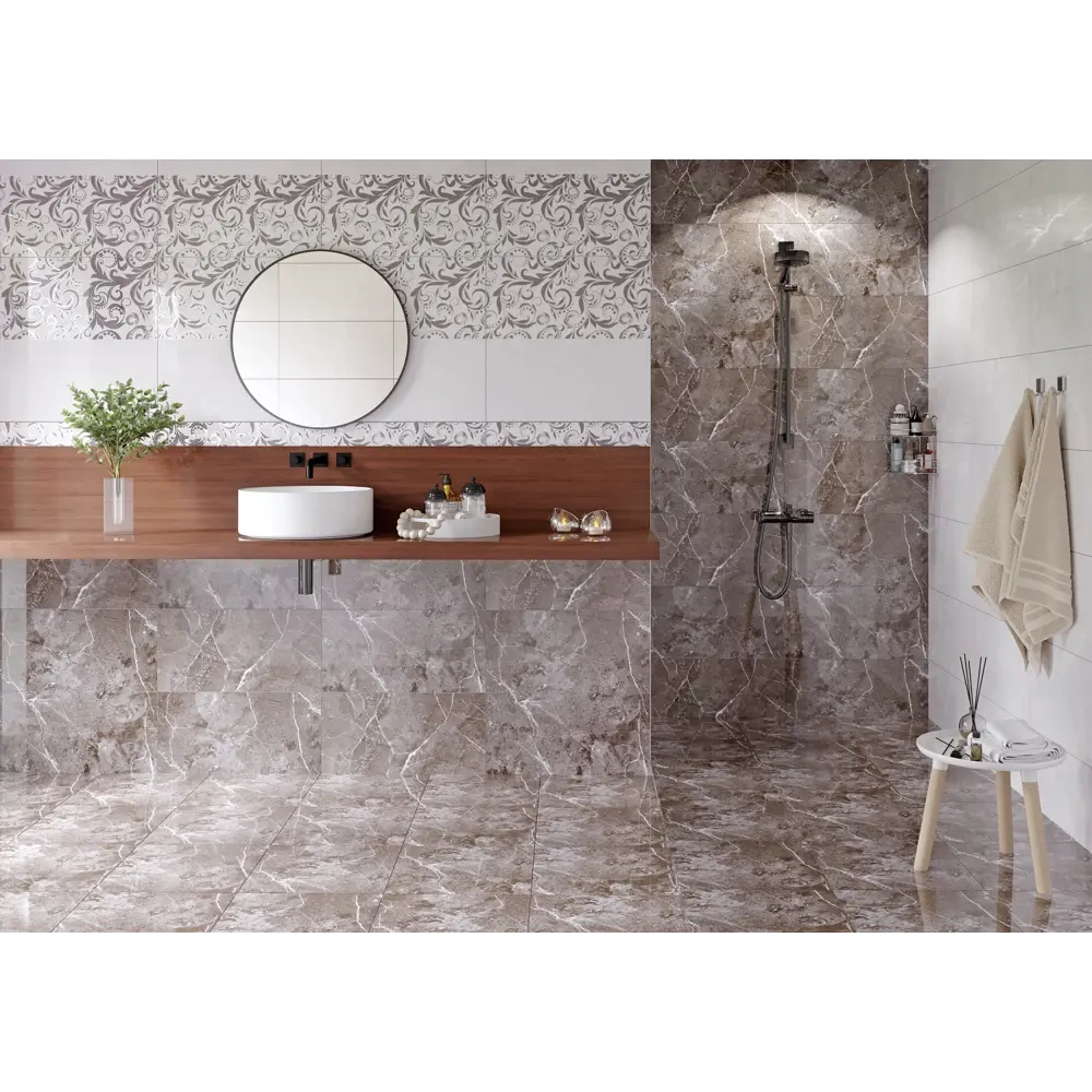 Фото 4 Плитка настенная Axima Фландрия 30x60 см 1.62 м² цвет серый Фото 4 Плитка настенная Axima Фландрия 30x60 см 1.62 м² цвет серый