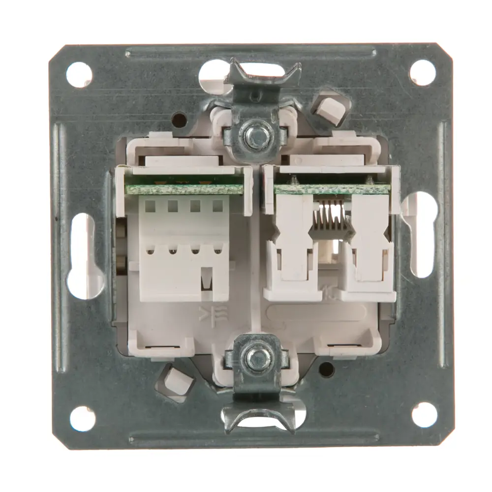 Фото 2 Розетка компьютерная Schneider Electric W59, компьютер/телефон, цвет бежевый Фото 2 Розетка компьютерная Schneider Electric W59, компьютер/телефон, цвет бежевый