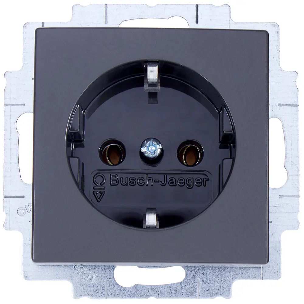 Фото Розетка ABB BJB Basic 55 Шато с заземлением цвет чёрный Фото Розетка ABB BJB Basic 55 Шато с заземлением цвет чёрный