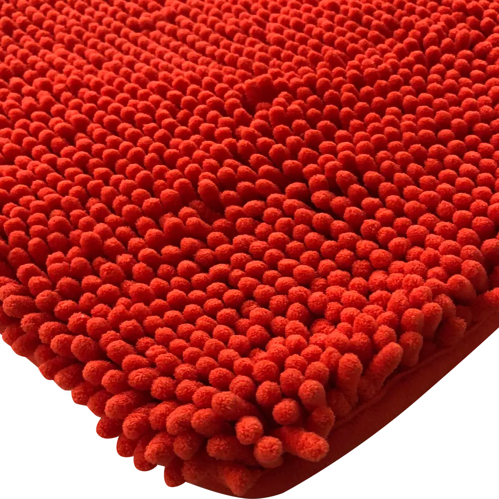 Фото 3 Коврик для ванной комнаты Cingolo, 50x80 см, полиэстер, цвет алый