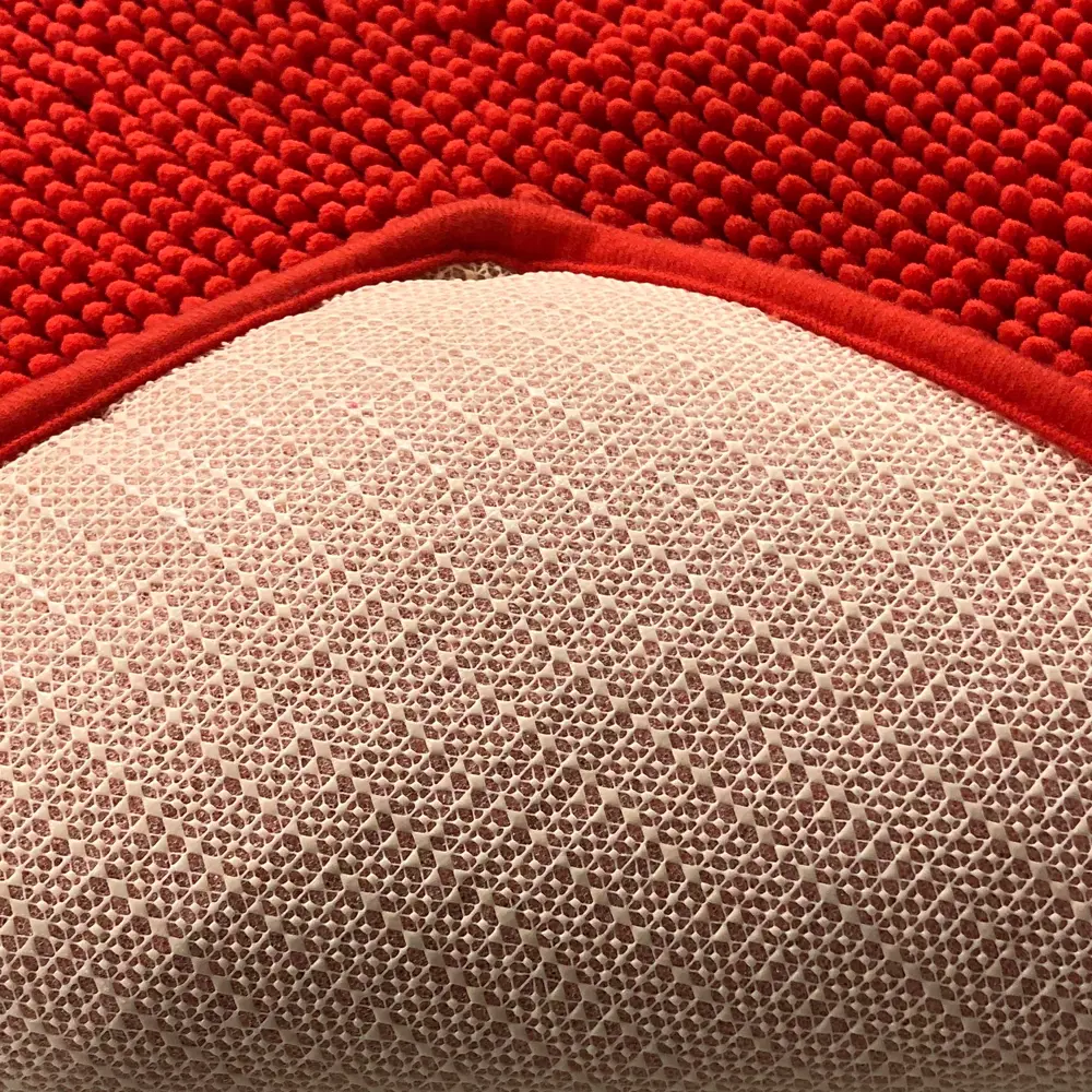 Фото 5 Коврик для ванной комнаты Cingolo, 50x80 см, полиэстер, цвет алый