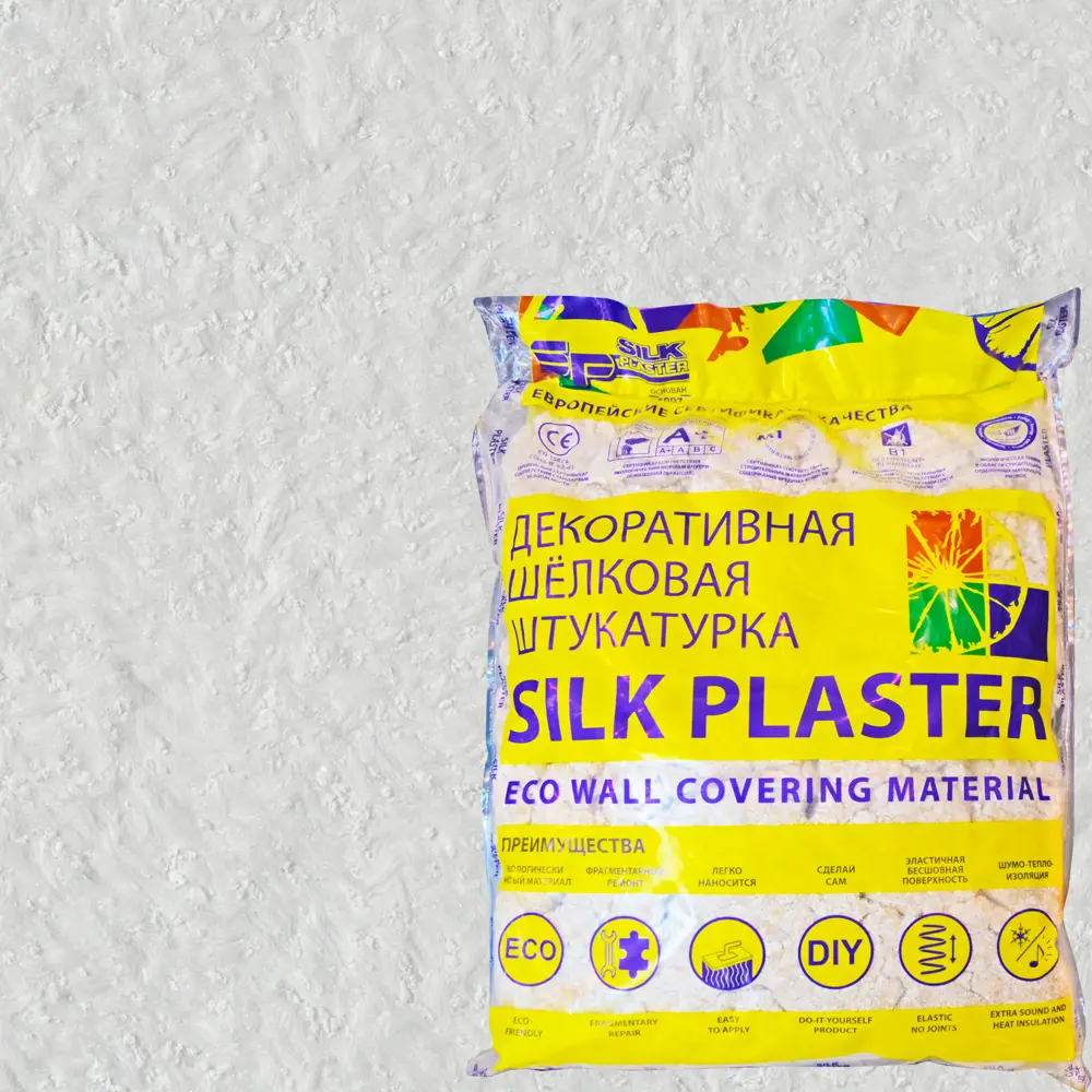 Фото Жидкие обои Silk Plaster Прованс 041 1.5 кг цвет белый Фото Жидкие обои Silk Plaster Прованс 041 1.5 кг цвет белый