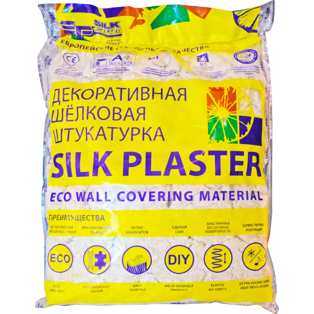 Фото 2 Жидкие обои Silk Plaster Прованс 047 1 кг цвет голубой Фото 2 Жидкие обои Silk Plaster Прованс 047 1 кг цвет голубой