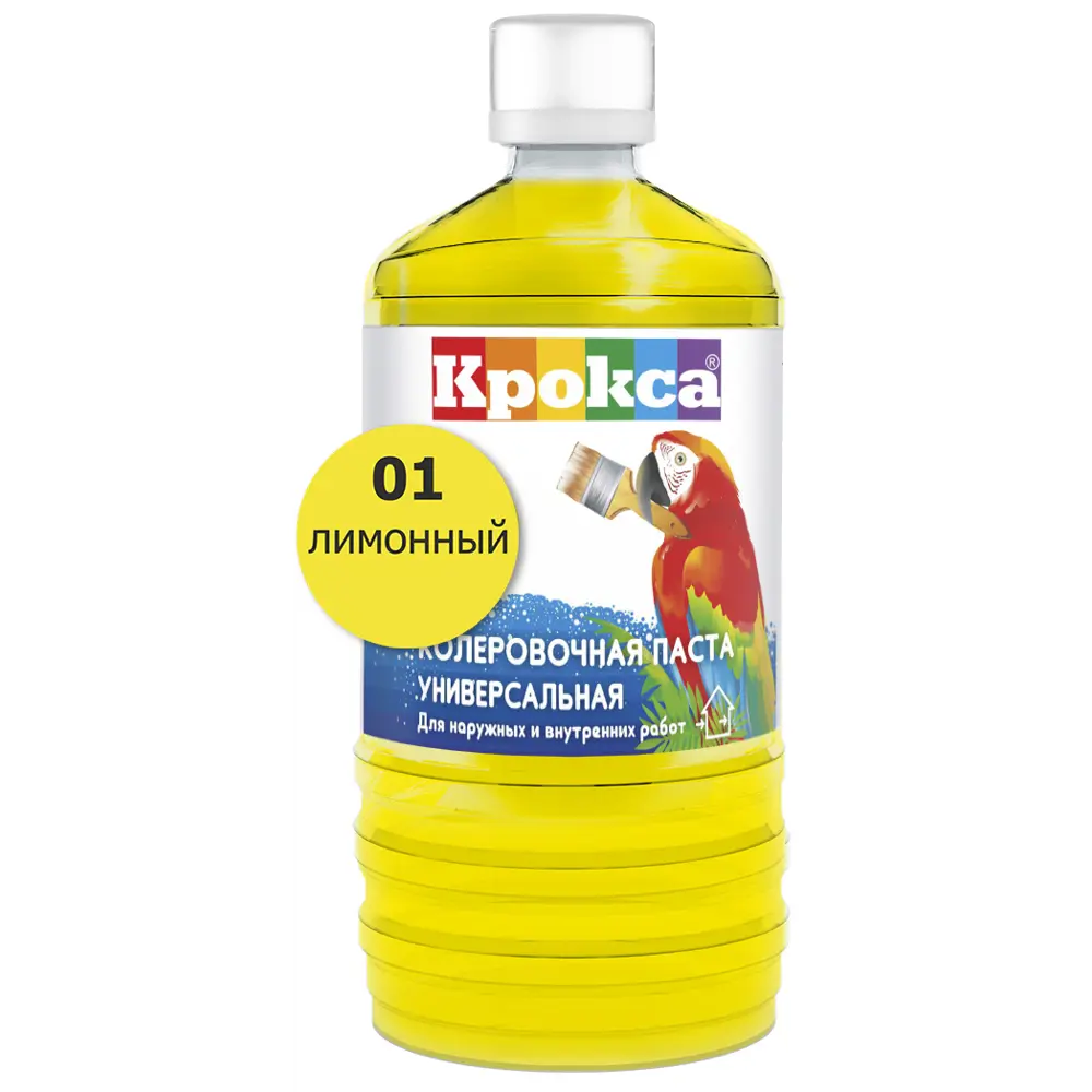 Фото Паста колеровочная Крокса 0.45 л цвет лимонный Фото Паста колеровочная Крокса 0.45 л цвет лимонный