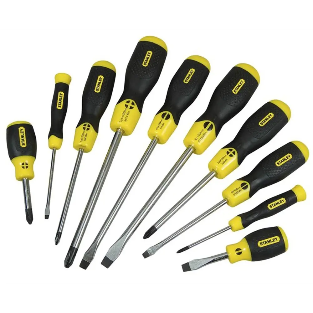 Фото Набор отверток Stanley Cushion Grip, 10 шт. Фото Набор отверток Stanley Cushion Grip, 10 шт.