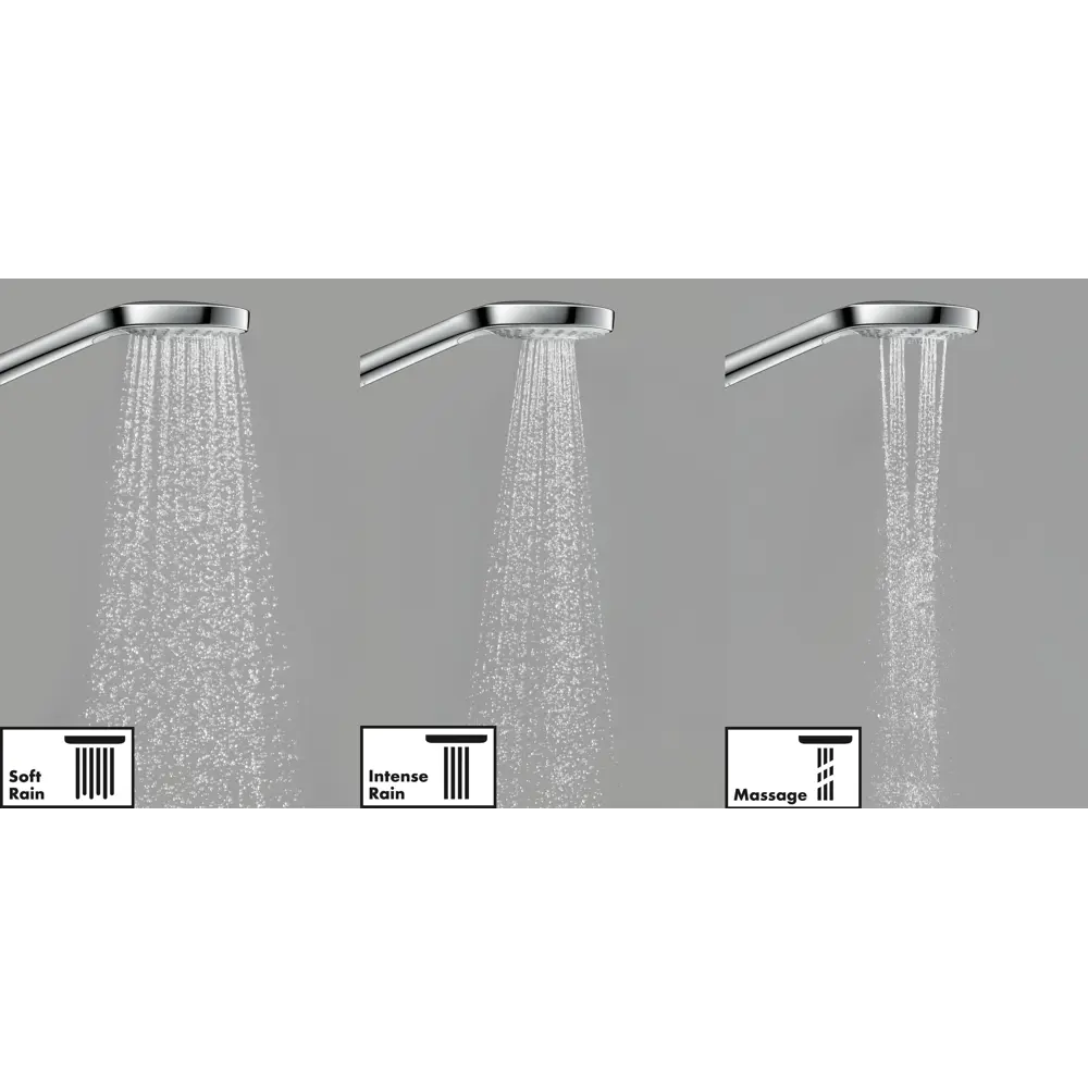 Фото 4 Лейка для душа Hansgrohe Croma Select S Multi, 3 режима Фото 4 Лейка для душа Hansgrohe Croma Select S Multi, 3 режима
