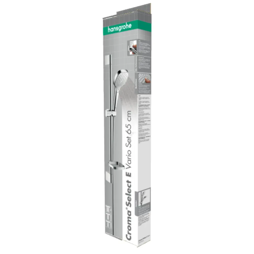 Фото 2 Душевая стойка Hansgrohe Croma Select E Vario 65 см 3 режима Фото 2 Душевая стойка Hansgrohe Croma Select E Vario 65 см 3 режима