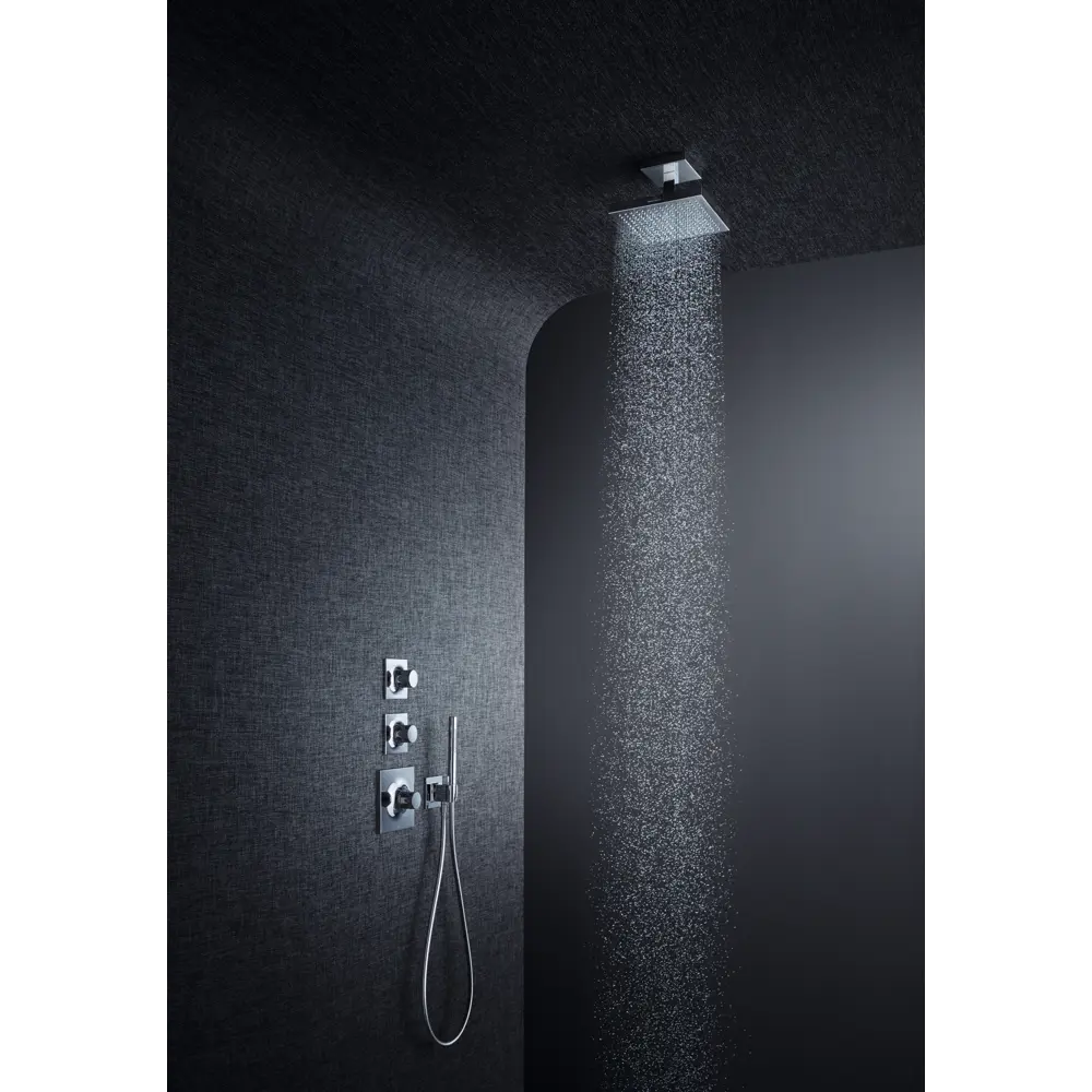 Фото 3 Подключение для шланга душевого Hansgrohe Fixfit Square с держателем цвет хром Фото 3 Подключение для шланга душевого Hansgrohe Fixfit Square с держателем цвет хром