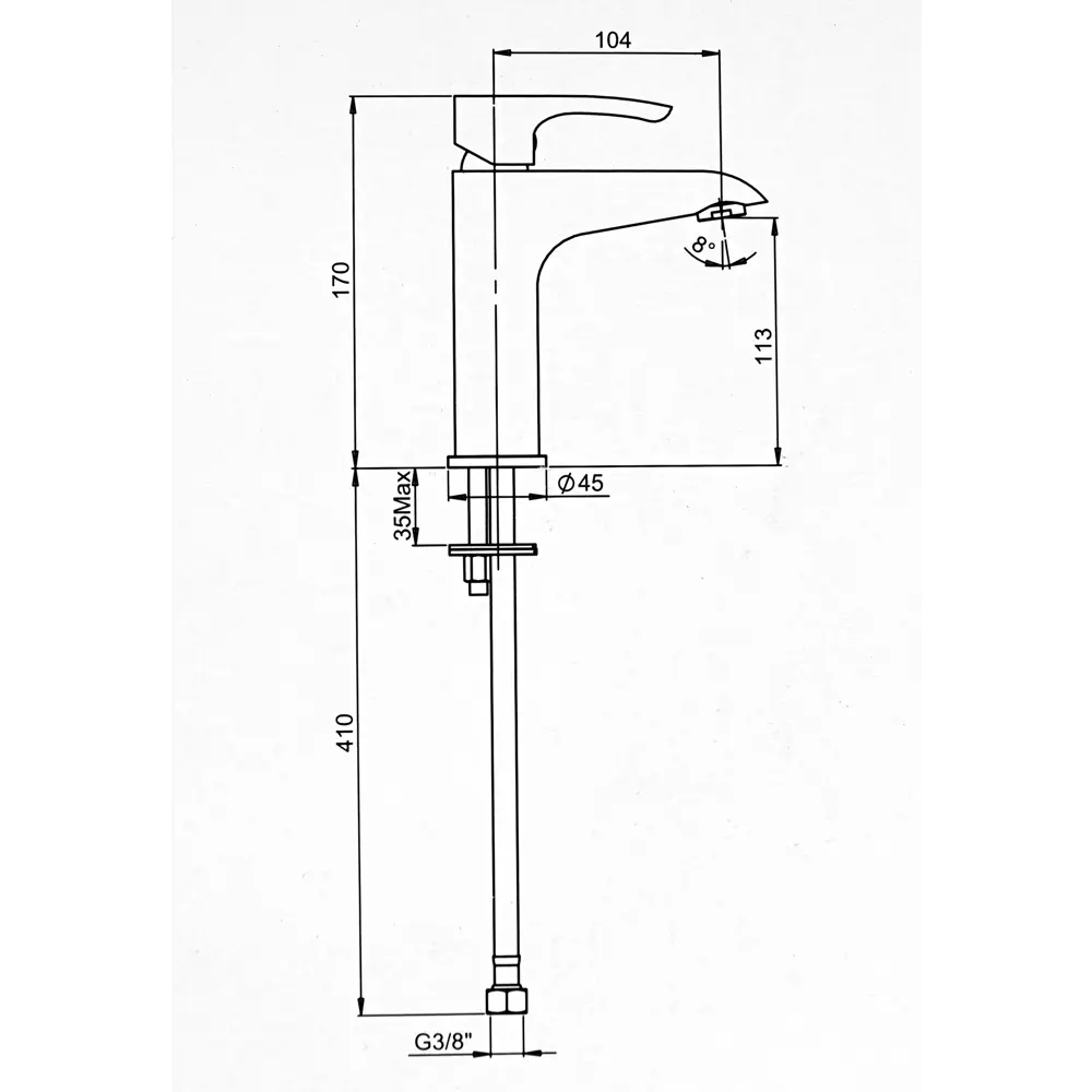 Фото 6 Смеситель для раковины Paini Palermo PACR205KM однорычажный цвет хром Фото 6 Смеситель для раковины Paini Palermo PACR205KM однорычажный цвет хром