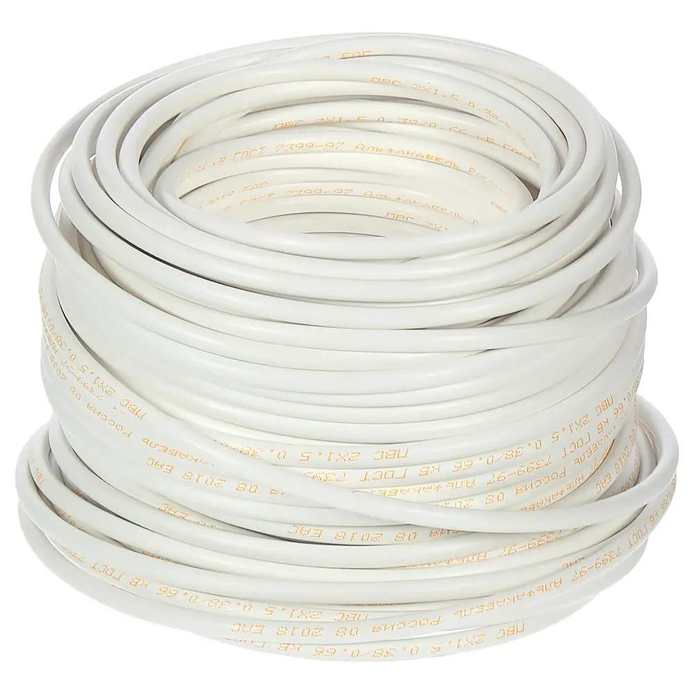 Фото 2 Провод Electraline ПВС 2х1.5, 50 м, ГОСТ