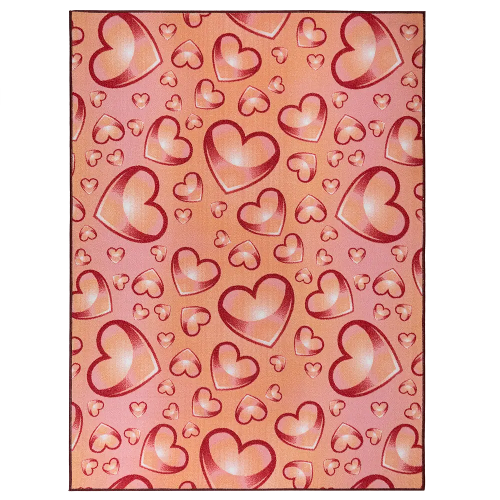 Фото Ковёр «Сердечки» 1.5x2 м Фото Ковёр «Сердечки» 1.5x2 м