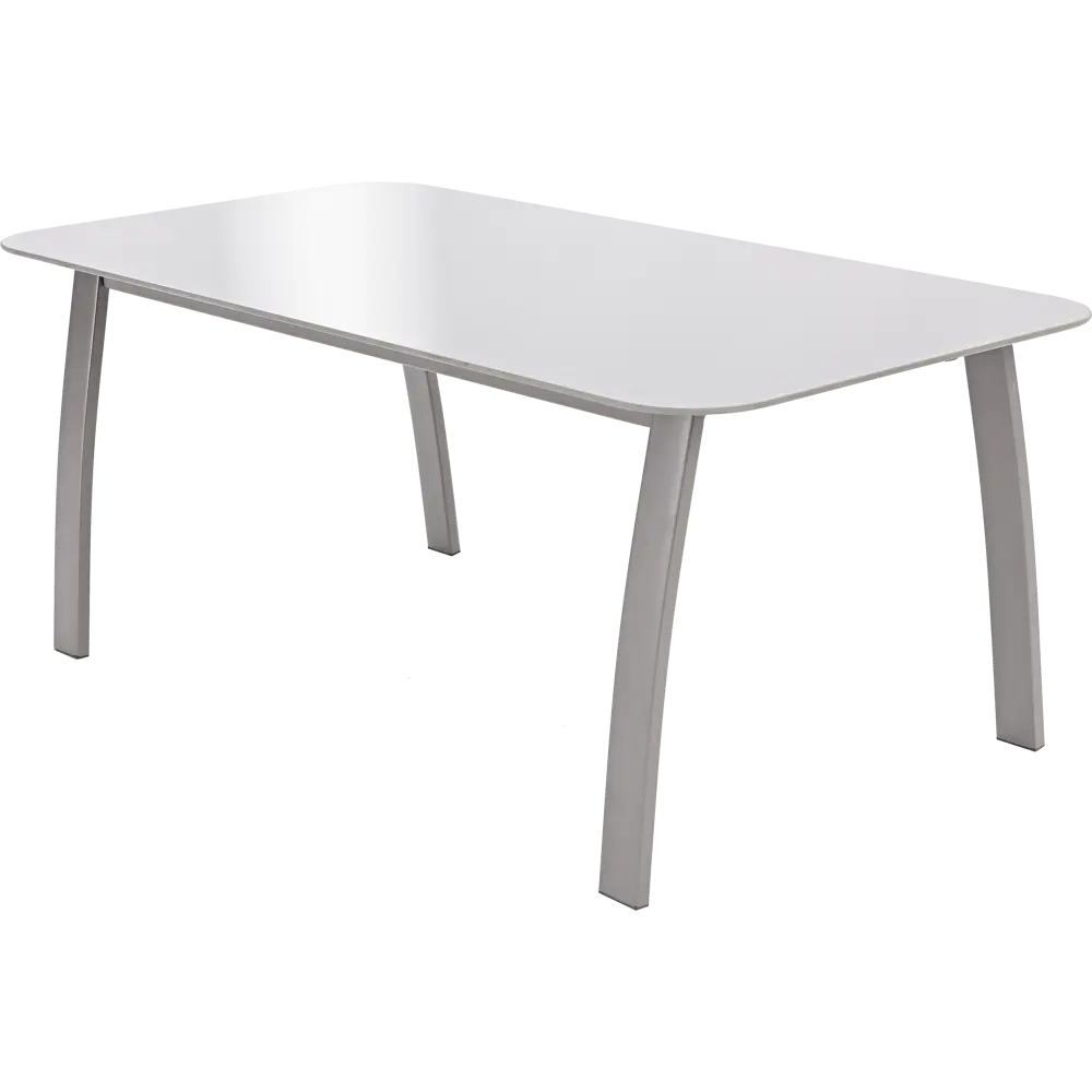 Фото Стол садовый Alma 85x45x35 см сталь/стекло серый Фото Стол садовый Alma 85x45x35 см сталь/стекло серый