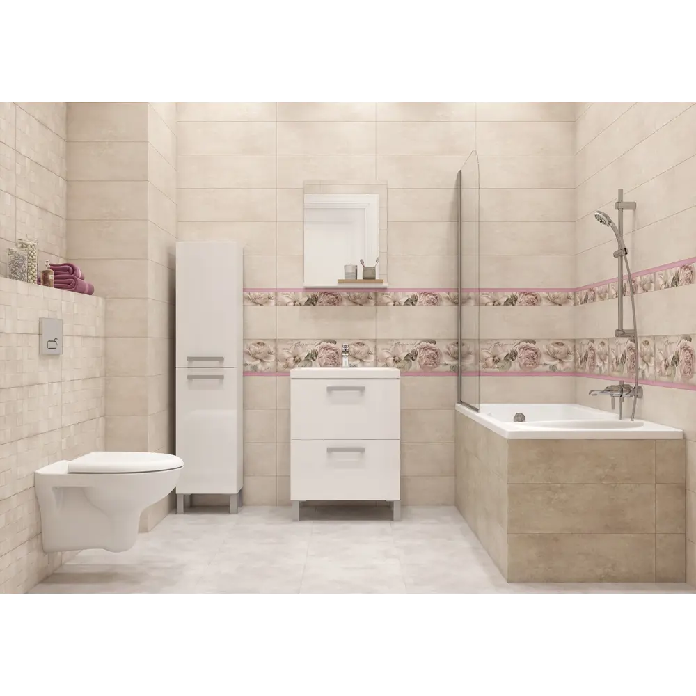 Фото 6 Плитка напольная Ravenna 42x42 см 1.41 м² цвет серый Фото 6 Плитка напольная Ravenna 42x42 см 1.41 м² цвет серый