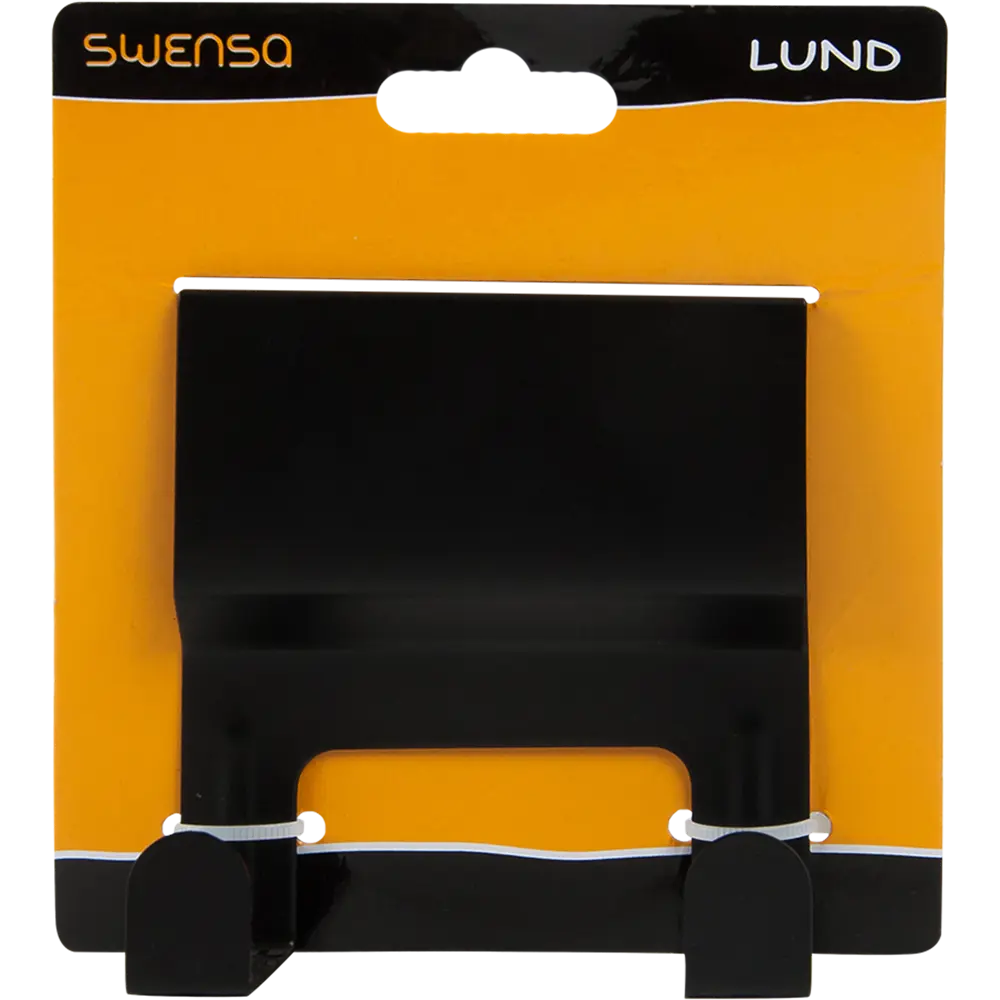 Фото 3 Крючок двойной Swensa Lund для рейлинга цвет чёрный Фото 3 Крючок двойной Swensa Lund для рейлинга цвет чёрный