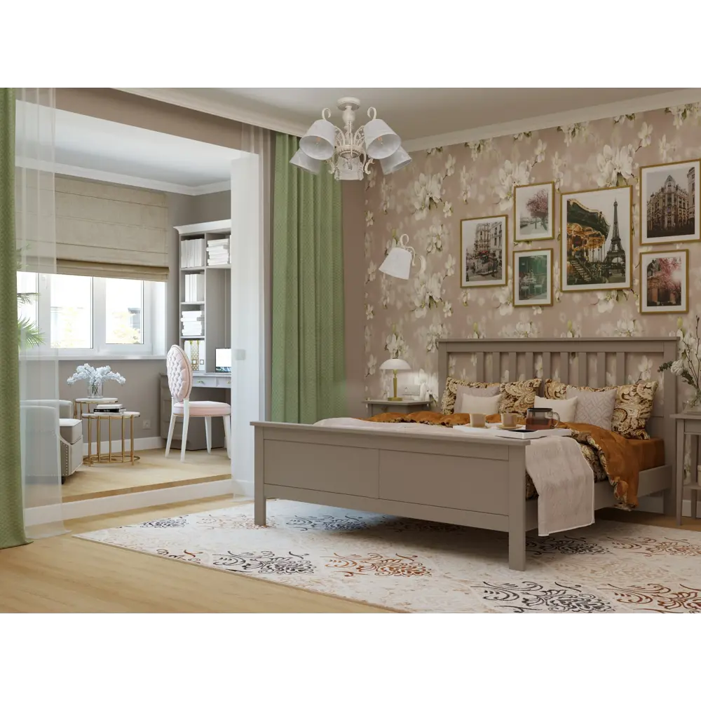 Фото 9 Штора на ленте Kerms Cactus, 200х280 см, геометрия, цвет зелёный Фото 9 Штора на ленте Kerms Cactus, 200х280 см, геометрия, цвет зелёный