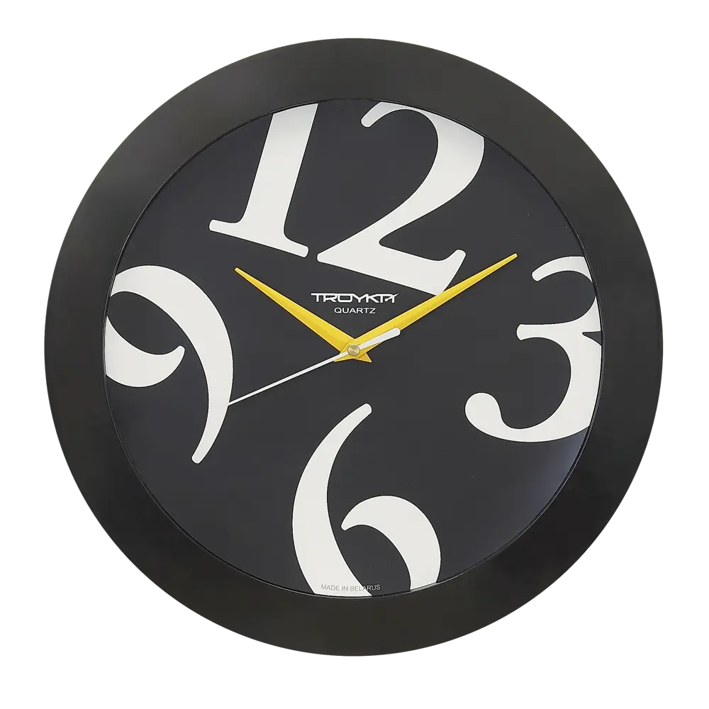 Фото Часы настенные «Большие цифры», диаметр 30.5 см Фото Часы настенные «Большие цифры», диаметр 30.5 см