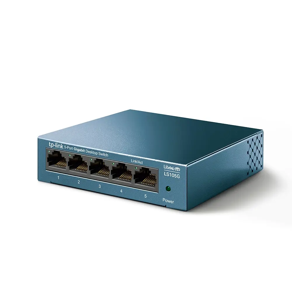 Фото 2 Коммутатор TP-Link LS105G 1000 Мбит/с Фото 2 Коммутатор TP-Link LS105G 1000 Мбит/с
