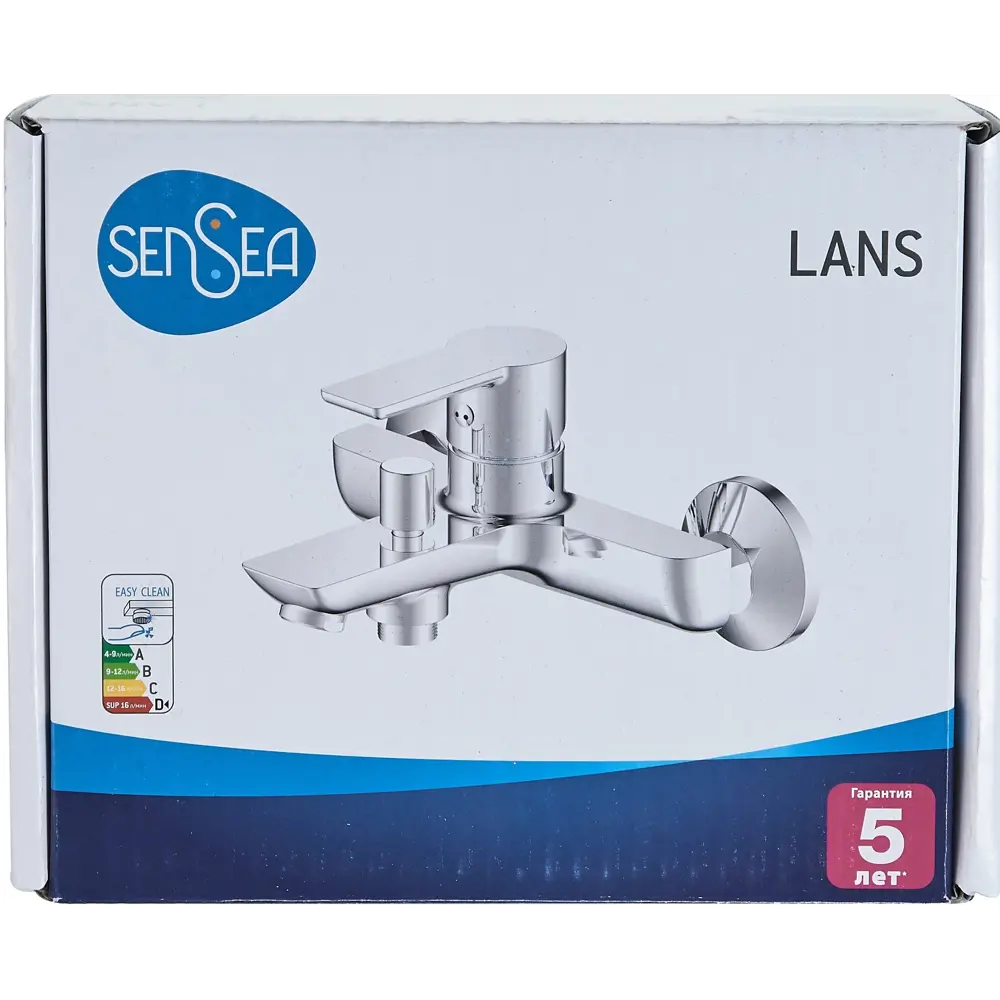 Фото 3 Смеситель для ванны Sensea Lans однорычажный цвет хром Фото 3 Смеситель для ванны Sensea Lans однорычажный цвет хром