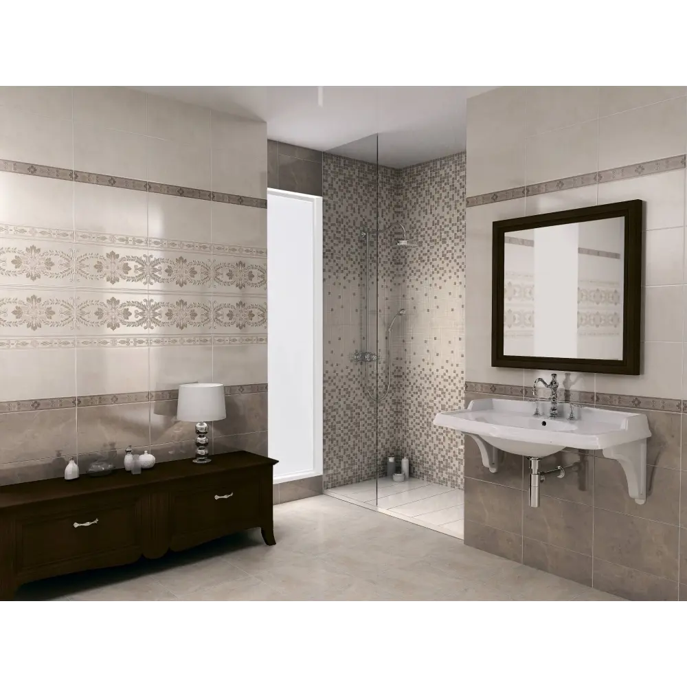 Фото 2 Плитка настенная Kerama Marazzi Мармион 25x40 см 1.1 м² цвет светлый Фото 2 Плитка настенная Kerama Marazzi Мармион 25x40 см 1.1 м² цвет светлый