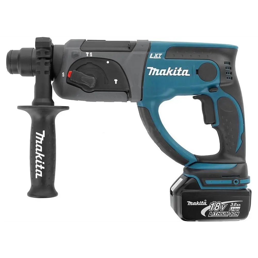 Фото 2 Перфоратор аккумуляторный SDS-plus Makita DHR202RFE, 18 В Li-Ion 2x3 Ач, 1.9 Дж Фото 2 Перфоратор аккумуляторный SDS-plus Makita DHR202RFE, 18 В Li-Ion 2x3 Ач, 1.9 Дж