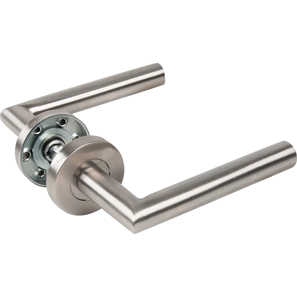 Фото Дверные ручки Inspire Sara без запирания сталь132 мм цвет серебро Фото Дверные ручки Inspire Sara без запирания сталь132 мм цвет серебро