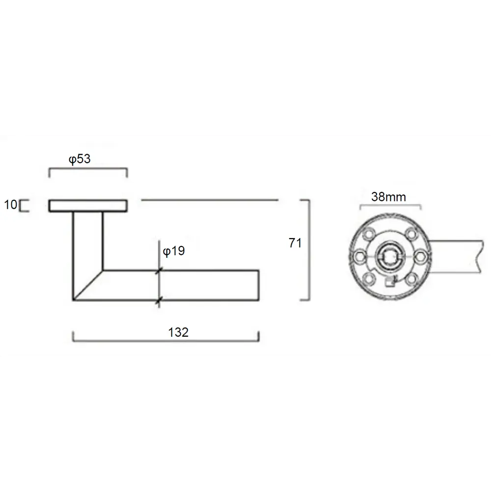 Фото 7 Дверные ручки Inspire Sara без запирания сталь132 мм цвет серебро Фото 7 Дверные ручки Inspire Sara без запирания сталь132 мм цвет серебро