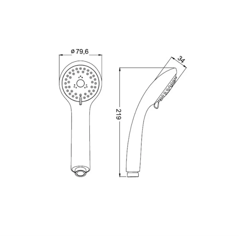 Фото 2 Душевая лейка Iddis 3F Hand Shower A11031 Фото 2 Душевая лейка Iddis 3F Hand Shower A11031