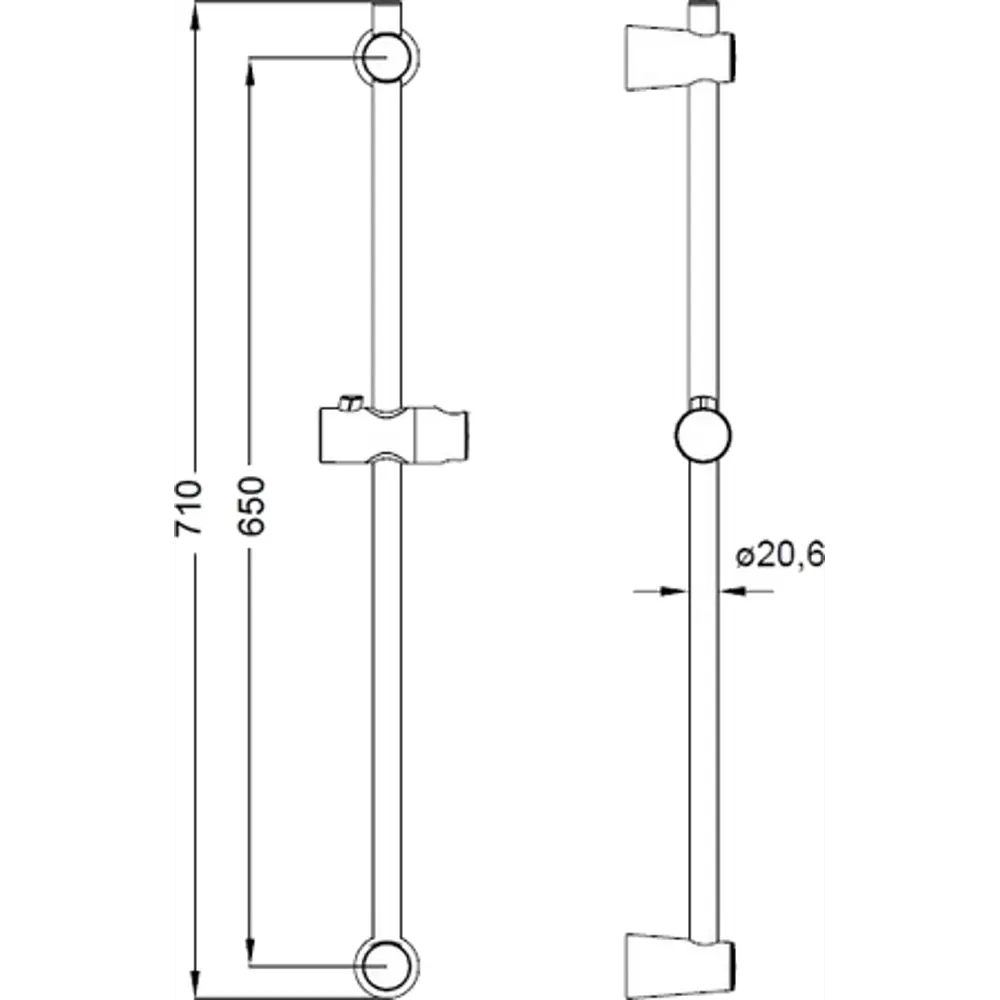 Фото 2 Душевая стойка Iddis Shower Bar A31552 Фото 2 Душевая стойка Iddis Shower Bar A31552