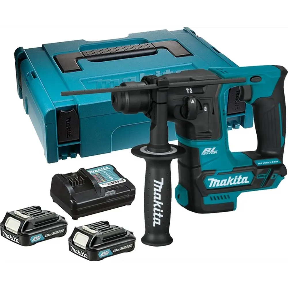 Фото Перфоратор аккумуляторный SDS-plus Makita HR166DWAJ, 10.8 В Li 2x2 Ач, 1.1 Дж Фото Перфоратор аккумуляторный SDS-plus Makita HR166DWAJ, 10.8 В Li 2x2 Ач, 1.1 Дж