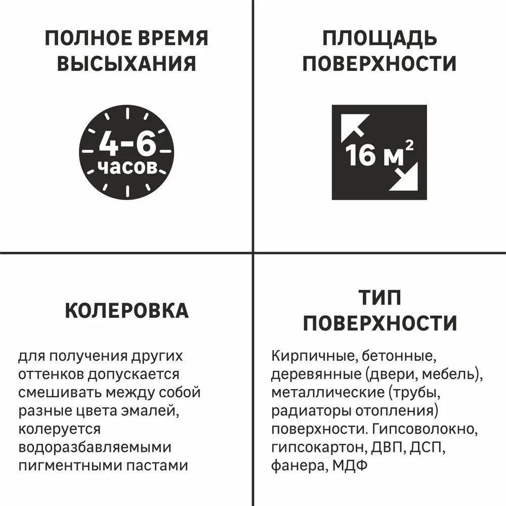 Фото 4 Эмаль универсальная Luxens 2.5 кг слоновая кость