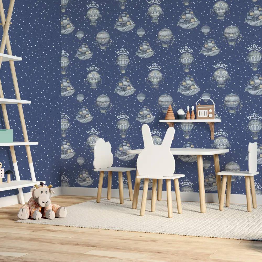 Фото 7 Обои флизелиновые Home Color Wonderful синие 1.06 м HC71536-56 светящиеся в темноте Фото 7 Обои флизелиновые Home Color Wonderful синие 1.06 м HC71536-56 светящиеся в темноте