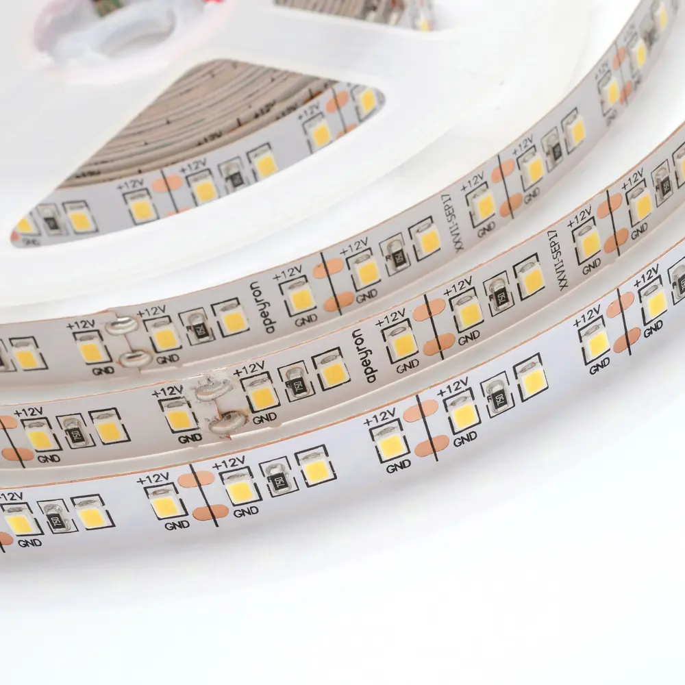 Фото 10 Светодиодная лента для потолка SMD 2835 120 диод/1400 Лм/14.4 Вт/м 12 В IP20 2 м теплый белый свет Фото 10 Светодиодная лента для потолка SMD 2835 120 диод/1400 Лм/14.4 Вт/м 12 В IP20 2 м теплый белый свет