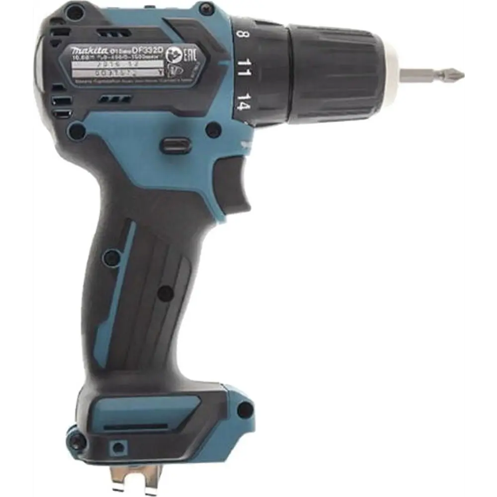Фото 3 Дрель-шуруповерт аккумуляторная бесщёточная Makita DF332DZ, 10.8 В Li-Ion 1.5 Ач Фото 3 Дрель-шуруповерт аккумуляторная бесщёточная Makita DF332DZ, 10.8 В Li-Ion 1.5 Ач
