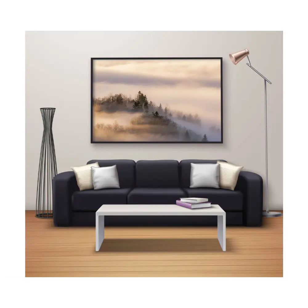 Фото Постер в раме ПростоПостер Туман 974132912320, 40x50 см