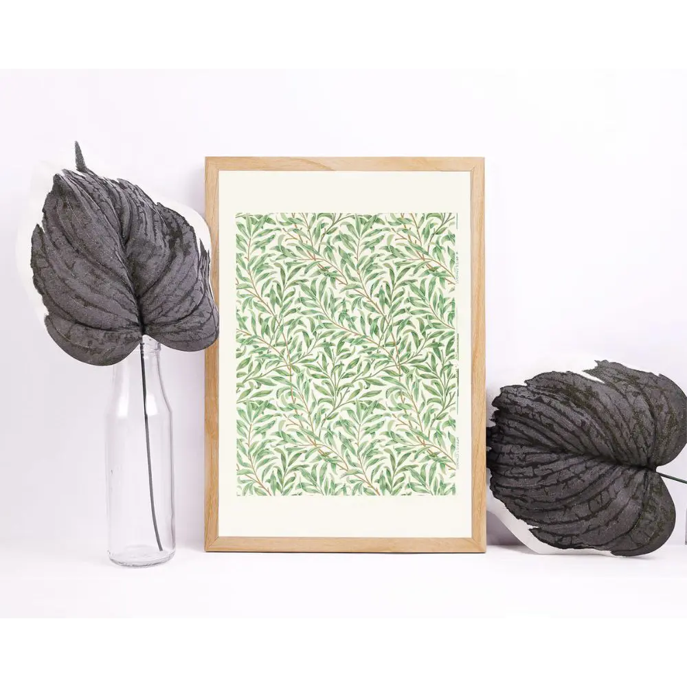 Фото Постер ПростоПостер Винтажный паттерн из листьев 571425442477, 40x50 см