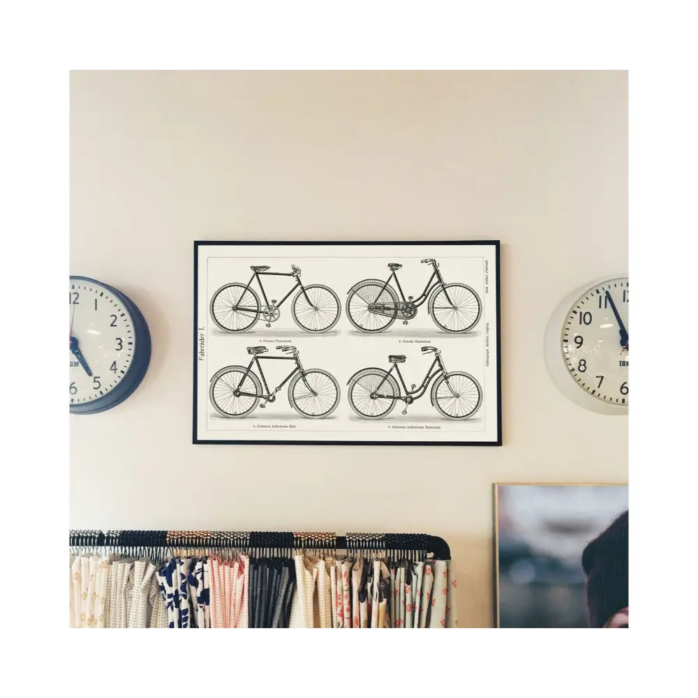 Фото Постер ПростоПостер Велосипеды 640294122981, 40x50 см