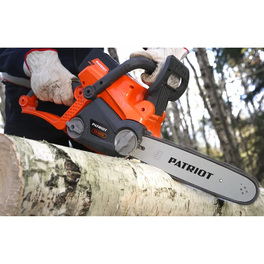 Фото 2 Пила цепная аккумуляторная Patriot СS 402XL 40 В, шина 30 см, АКБ и ЗУ в комплекте Фото 2 Пила цепная аккумуляторная Patriot СS 402XL 40 В, шина 30 см, АКБ и ЗУ в комплекте